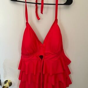 Catalina Brand swim suit and skirt. Cute good condition padded bust no wire